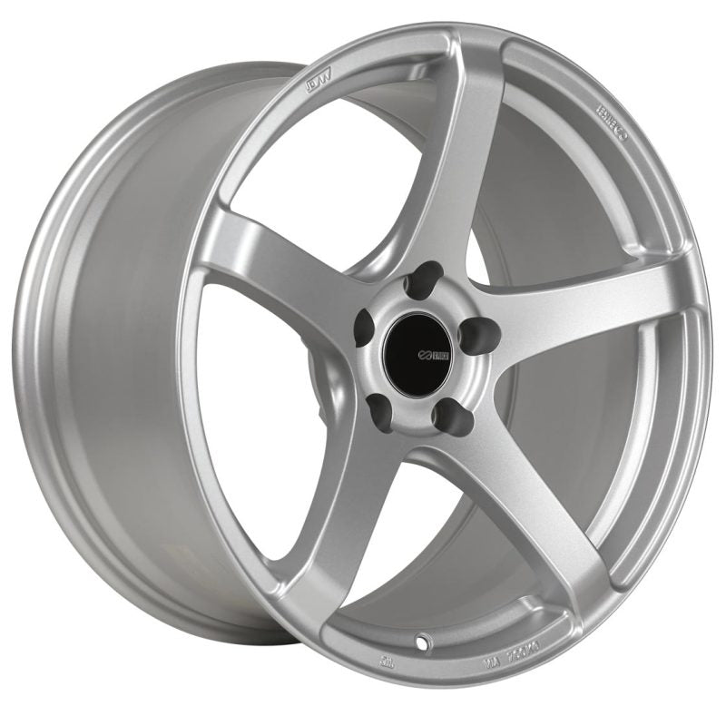 Enkei 476-880-6540SP FITS: Kojin 18x8 40mm Offset 5x114.3 Bolt Pattern 72.6mm Bore Dia Matte Silver Wheel Wheels Cast