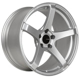 Enkei 476-790-6545SP FITS: Kojin 17x9 45mm Offset 5x114.3 Bolt Pattern 72.6mm Bore Dia Matte Silver Wheel Wheels Cast