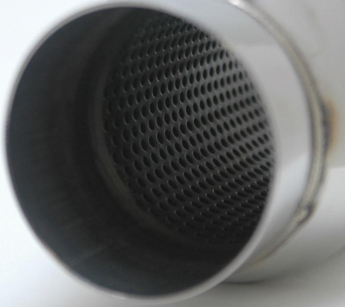 Vibrant 17950 FITS: SS Resonator (Standard Design) 3in inlet/outlet x 18in long w/ 5in OD resonator body Resonators