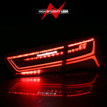 Load image into Gallery viewer, ANZO 321353 FITS: 2012-2018 Audi A6 LED Taillight Black Housing Red/Clear Lens 4 pcs (Sequential Signal) Tail Lights