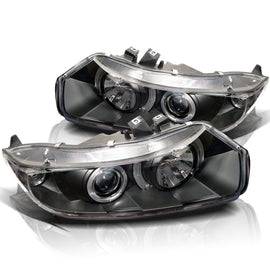 SPYDER 5010780 FITS: Honda Civic 06-08 2Dr Projector Headlights LED Halo Black High H1 Low H1 PRO-YD-HC06-2D-HL-BK Headlights