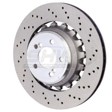 Load image into Gallery viewer, SHW Performance BRR48504 FITS: -SHW 15-18 BMW X5 M 4.4L Right Rear Cross-Drilled Lightweight Brake Rotor Brake Rotors Drilled