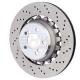 SHW Performance BRR48504 FITS: -SHW 15-18 BMW X5 M 4.4L Right Rear Cross-Drilled Lightweight Brake Rotor Brake Rotors Drilled