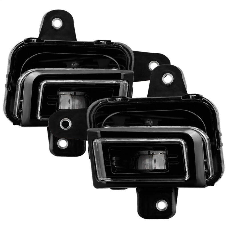 SPYDER 9054167 FITS: 23-25 GMC Sierra 1500 OEM Style LED Fog Light w/ Switch Clear (FL-GS2023-LED-C) Fog Lights