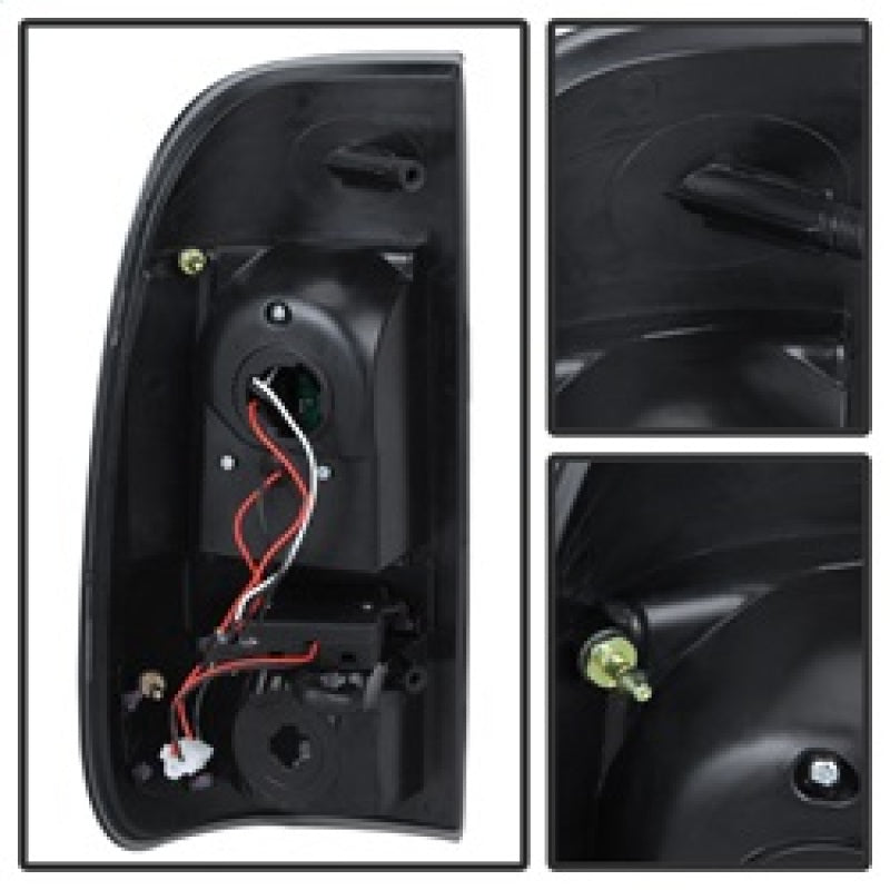 SPYDER 9027680 FITS:xTune Ford Super Duty 08-15 LED Tail Lights Black ALT-JH-FS08-LED-BK Tail Lights