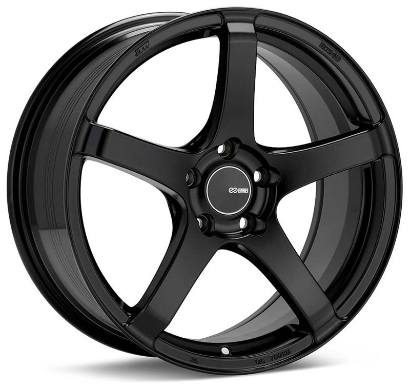 Enkei 476-895-8045BK FITS: Kojin 18x9.5 45mm Offset 5x100 Bolt Pattern 72.6mm Bore Dia Matte Black Wheel Wheels Cast