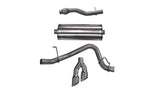 CORSA Performance 14748 FITS: 2015-2020 GMC Yukon XL 1500 5.3L V8 3in Cat-Back Single Side Exit Twin 4in Polished Tips Catback