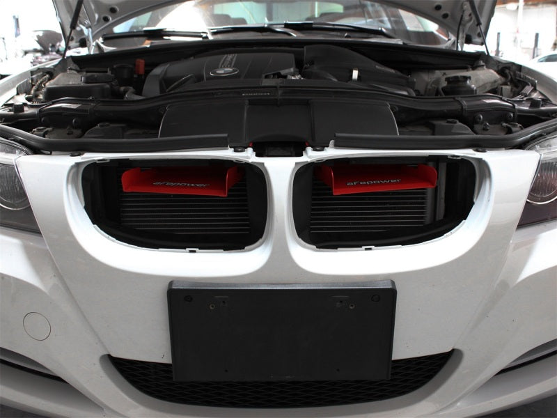 aFe 54-11478-R FITS: MagnumFORCE Intakes Scoops AIS BMW 335i (E90/92/93) 07-13 L6-3.0L (Red) Cold Air Intakes