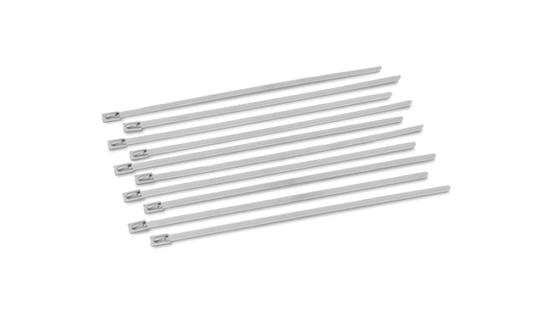 Vibrant 25898 FITS: Stainless Steel Cable Ties 14.5in Long (10 Cable Ties / Pack) Clamps