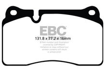 Load image into Gallery viewer, EBC DP42070R FITS: 11-14 Audi TT RS 2.5 Turbo Yellowstuff Front Brake Pads Brake Pads Performance