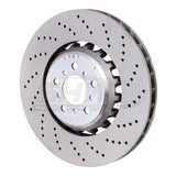 SHW Performance BFR48161 FITS:SHW 13-16 BMW M5 4.4L Right Front Cross-Drilled Lightweight Brake Rotor (34112284102) Brake Rotors Drilled