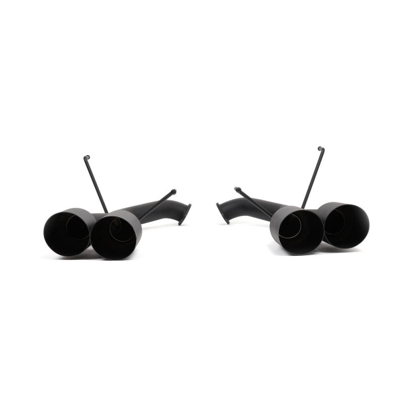 BLOX Racing BXEX-51106-BK FITS: 2022+ WRX Muffler Delete / Axle Back Single Wall 4in Matte Black Tips Muffler Delete Pipes