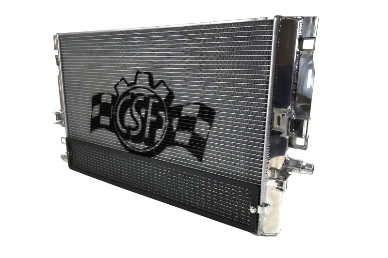 CSF 8088 FITS: 2015+ Mercedes Benz C63 AMG (W205) Front Mount Heat Exchanger w/Rock Guard Radiators