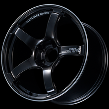 Load image into Gallery viewer, Advan TC4 18x9 +25mm 5x112 Racing Black Gunmetallic and Ring Wheel