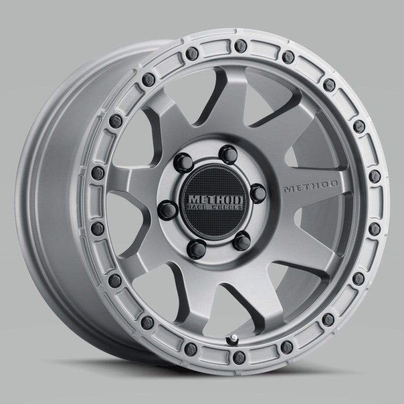 Method Wheels MR31778560800 FITS:Method MR317 17x8.5 0mm Offset 6x5.5 106.25mm CB Matte Titanium Wheel Wheels Cast
