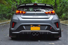 Load image into Gallery viewer, Rally Armor MF58-UR-RD/WH FITS: 19-21 Hyundai Veloster Turbo/2.0/R-Spec Red UR Mud Flap w/White Logo Mud Flaps