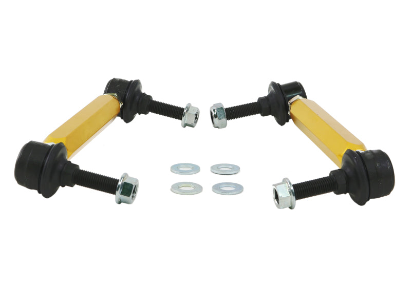 Whiteline KLC140-255 FITS: Universal Swaybar Link Kit-Heavy Duty Adjustable 10mm Ball/Ball Style Sway Bar Endlinks