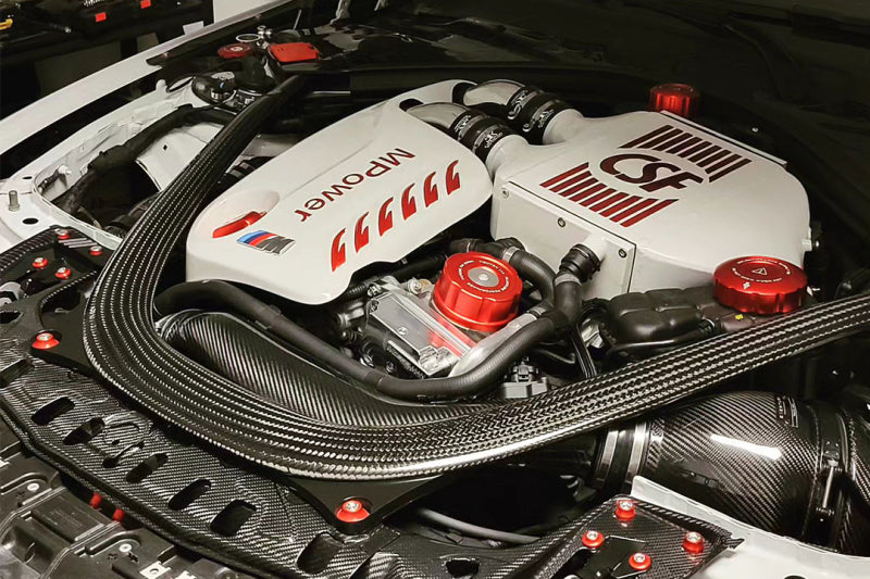 CSF 8082R FITS: 2014+ BMW M3/M4 (F8X) Top Mount Charge-Air-Cooler Raw Finish Intercoolers