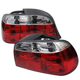 SPYDER 5000651 FITS: BMW E38 7-Series 95-01 Crystal Tail Lights Red Clear ALT-YD-BE3895-RC Tail Lights
