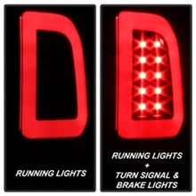 Load image into Gallery viewer, SPYDER 5084712 FITS: 08-16 Ford Super Duty F-250 V3 Light Bar LED Tail Lights Black (ALT-YD-FS07V3-LBLED-BK) Tail Lights
