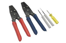 Load image into Gallery viewer, Haltech HT-070300 FITS: Dual Crimper Set Includes 3 Pin Removal Tools Tools