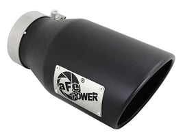 aFe 49T40601-B12 FITS: Diesel Exhaust Tip Bolt On Black 4in Inlex x 6in Outlet x 12in Catback