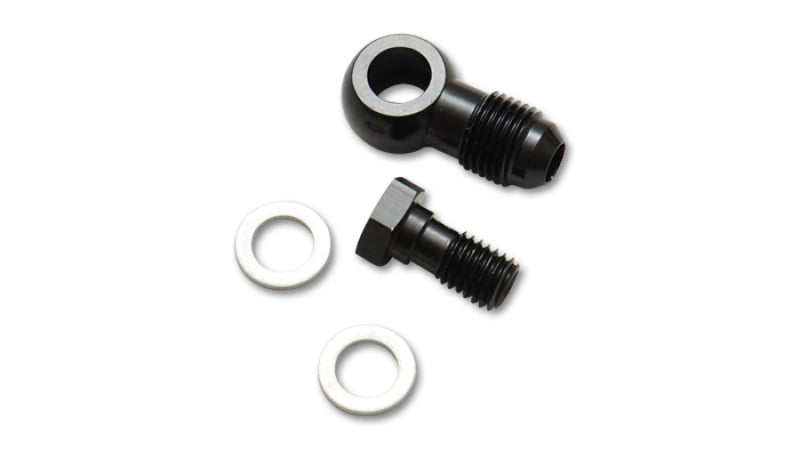 Vibrant 11510 FITS: -4AN Male Banjo Fitting 8mm x 1.0 Metric Aluminum + 2 Washers Fittings