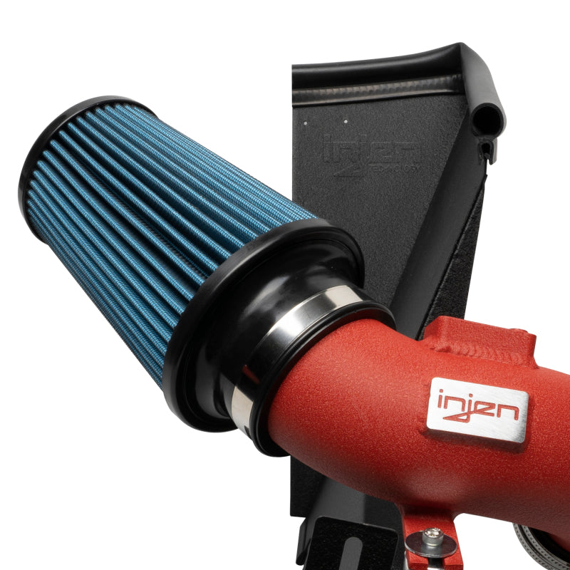 Injen SP2301WR FITS: Cold Air Intakes FITS: 21-22 Toyota Supra 2.0L 4 Cyl. SP Short Ram Air Intake System Wrinkle Red Cold Air Intakes