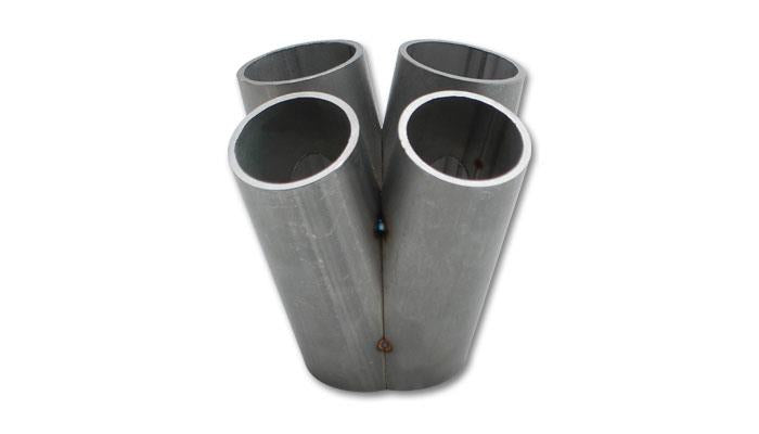 Vibrant 2453 FITS: 4 into 1 SS Turbo Mani Collector for All T4 in Flange 48mm Pipe OD 4.75in tall 78mmx64mm out Merge Collectors
