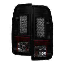 Load image into Gallery viewer, SPYDER 5078179 FITS: Ford F150 side 97-03/F250 Super Duty 99-07 LED Tail Lights Blk Smke ALT-YD-FF15097-LED-BSM Tail Lights