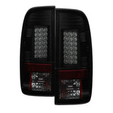 SPYDER 5078179 FITS: Ford F150 side 97-03/F250 Super Duty 99-07 LED Tail Lights Blk Smke ALT-YD-FF15097-LED-BSM Tail Lights