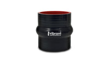 Load image into Gallery viewer, Vibrant 2734 FITS: 4 Ply Reinforced Silicone Hump Hose Connector 3in I.D. x 3in long (BLACK) Silicone Couplers &amp; Hoses