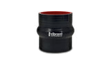 Vibrant 2734 FITS: 4 Ply Reinforced Silicone Hump Hose Connector 3in I.D. x 3in long (BLACK) Silicone Couplers & Hoses