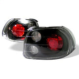 SPYDER 5005168 FITS: Honda Del Sol 93-97 Euro Style Tail Lights Black ALT-YD-HDS93-BK Tail Lights