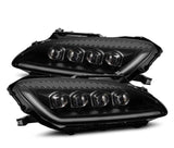 AlphaRex 880273 FITS: 99-09 Honda S2000 NOVA-Series Projector LED Headlights Black Headlights