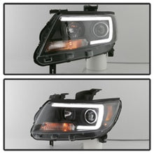 Load image into Gallery viewer, SPYDER 5085283 FITS: 15-17 Chevy Colorado Projector Headlights Light Bar LED Black (PRO-YD-CCO15-LBDRL-BK) Headlights