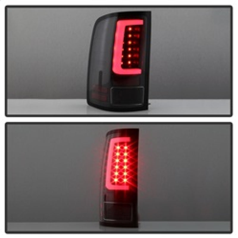 SPYDER 5084743 FITS: 07-13 GMC Sierra 1500 V2 Light Bar LED Tail Lights Black (ALT-YD-GS07V2-LBLED-BK) Tail Lights