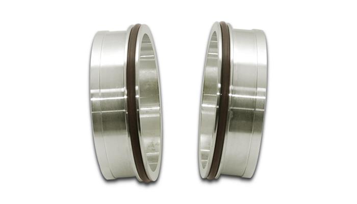 Vibrant 12555 FITS: Stainless Steel Weld Fitting w/ O-Rings for 2.5in OD Tubing Bungs