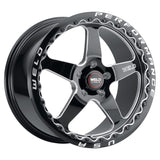 Weld S90471163P43 FITS: S904 17x11 Ventura Beadlock 5x120.65 ET43 BS7.75 Gloss BLK MIL DIA 78.1 Wheels Cast
