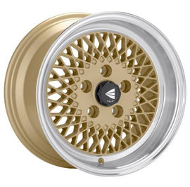 Enkei 465-570-4838GG FITS:92 Classic Line 15x7 38mm Offset 4x114.3 Bolt Pattern Gold Wheel Wheels Cast