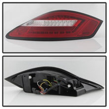 Load image into Gallery viewer, SPYDER 5083173 FITS: Porsche 987 Cayman 06-08 / Boxster 05-08 LED Tail Lights Red Clear ALT-YD-P98705-LED-RC Tail Lights