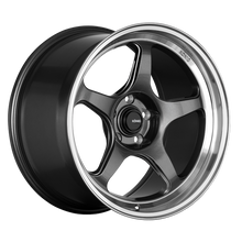 Load image into Gallery viewer, Konig HP99514356 FITS: Hyperspec 19x9.5A 5x114.3 ET35 Anthracite Metallic Wheel w/ Mirror Machined Lip (Knurled Bead) Wheels Cast