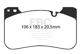 EBC DP52331NDX FITS: 2018+ BMW M5 F90 Bluestuff Front Brake Pads Brake Pads Racing