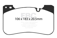 Load image into Gallery viewer, EBC DP42331R FITS: 2018+ BMW M5 4.4TT (F90) Yellowstuff Front Brake Pads Brake Pads Performance