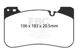 EBC DP52331NDX FITS: 2018+ BMW M5 F90 Bluestuff Front Brake Pads Brake Pads Racing