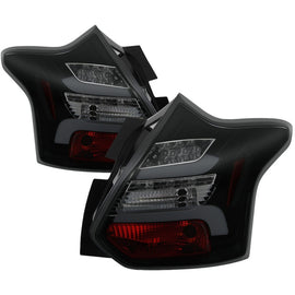 SPYDER 5085146 FITS: 12-14 Ford Focus 5DR LED Tail Lights Black Smoke (ALT-YD-FF12-LED-BSM) Tail Lights