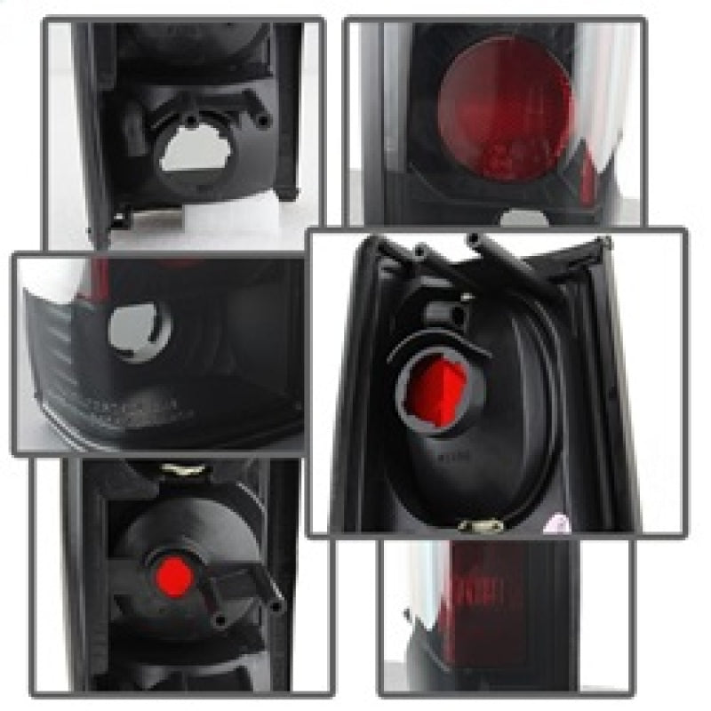 SPYDER 5078216 FITS: Nissan Hardbody 86-97 Euro Style Tail Lights Black Smoke ALT-YD-NH86-BSM Tail Lights