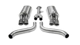 CORSA Performance 14115 FITS: 1986-1991 Chevrolet Corvette C4 5.7L V8 L98 Polished Sport Cat-Back Exhaust Catback