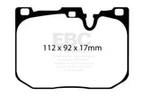 EBC DP32130C FITS: 14+ BMW M3 3.0 Twin Turbo (F80) Redstuff Front Brake Pads Brake Pads Performance