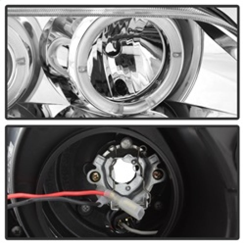 SPYDER 5009098 FITS: BMW Z3 96-02 Projector Headlights LED Halo Chrome High H1 Low H1 PRO-YD-BMWZ396-HL-C Headlights